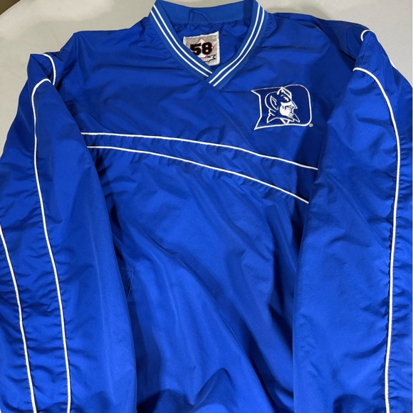 Duke Blue Devils Y2K Pullover Windbreaker Jacket XL NCAA - Picture 7 of 11